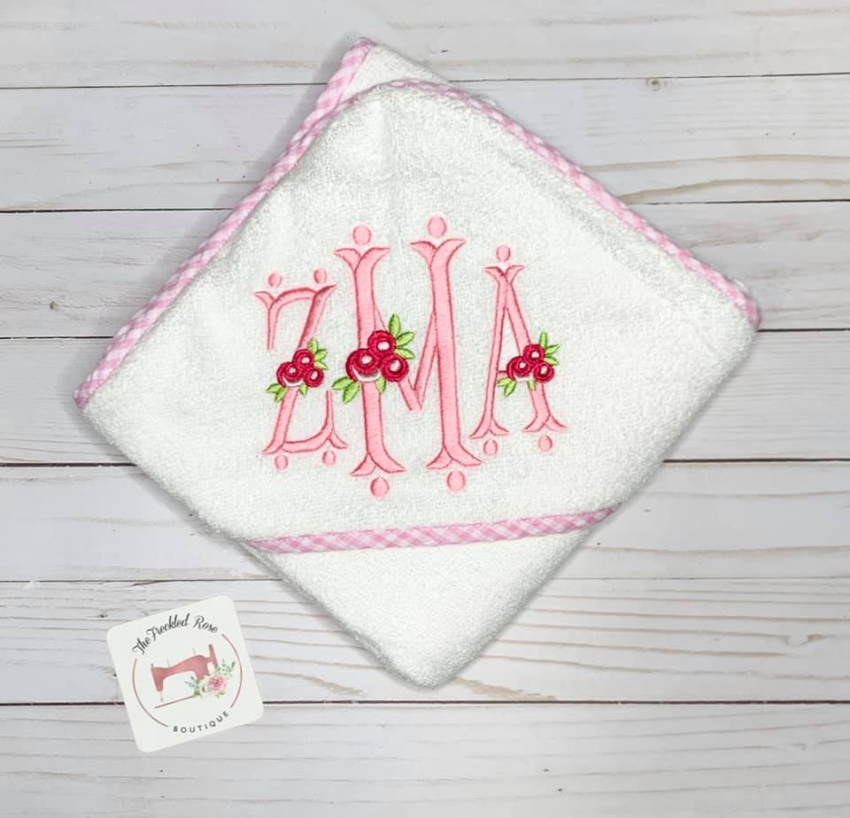 Personalized Hooded Baby Towel