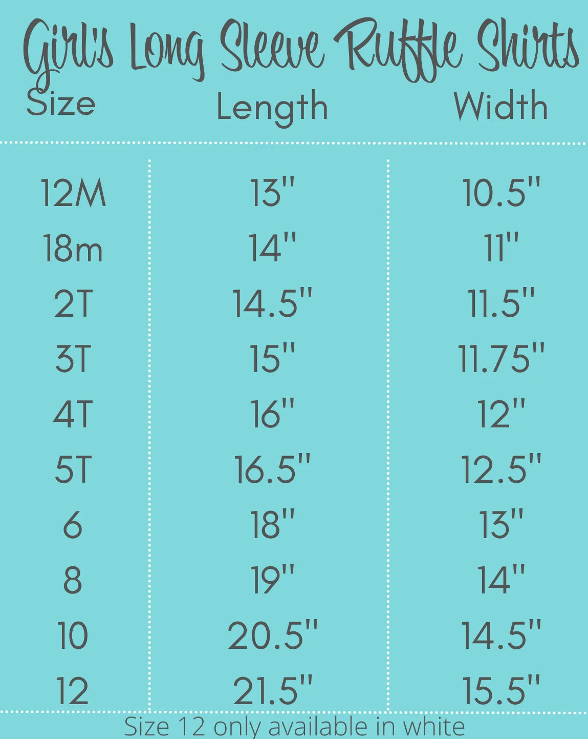 Girl Long Sleeve Ruffle Shirt Personalized