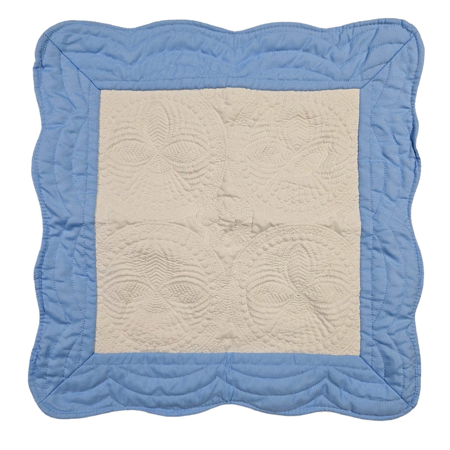 Quilted Personalized Baby Pillow Sham