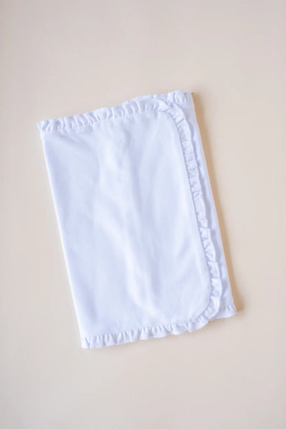 Personalized Ruffle Burp Cloth