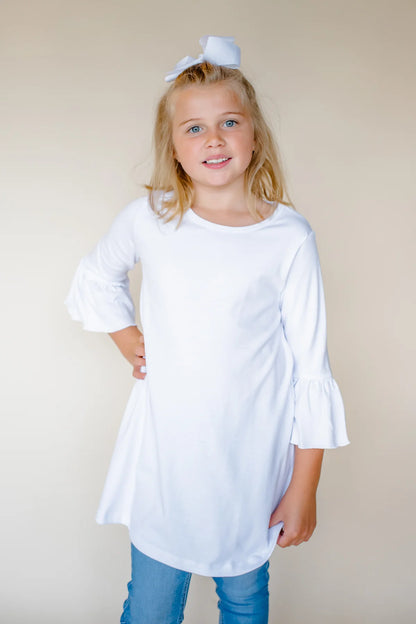 Girl Bell Sleeve Tunic Personalized