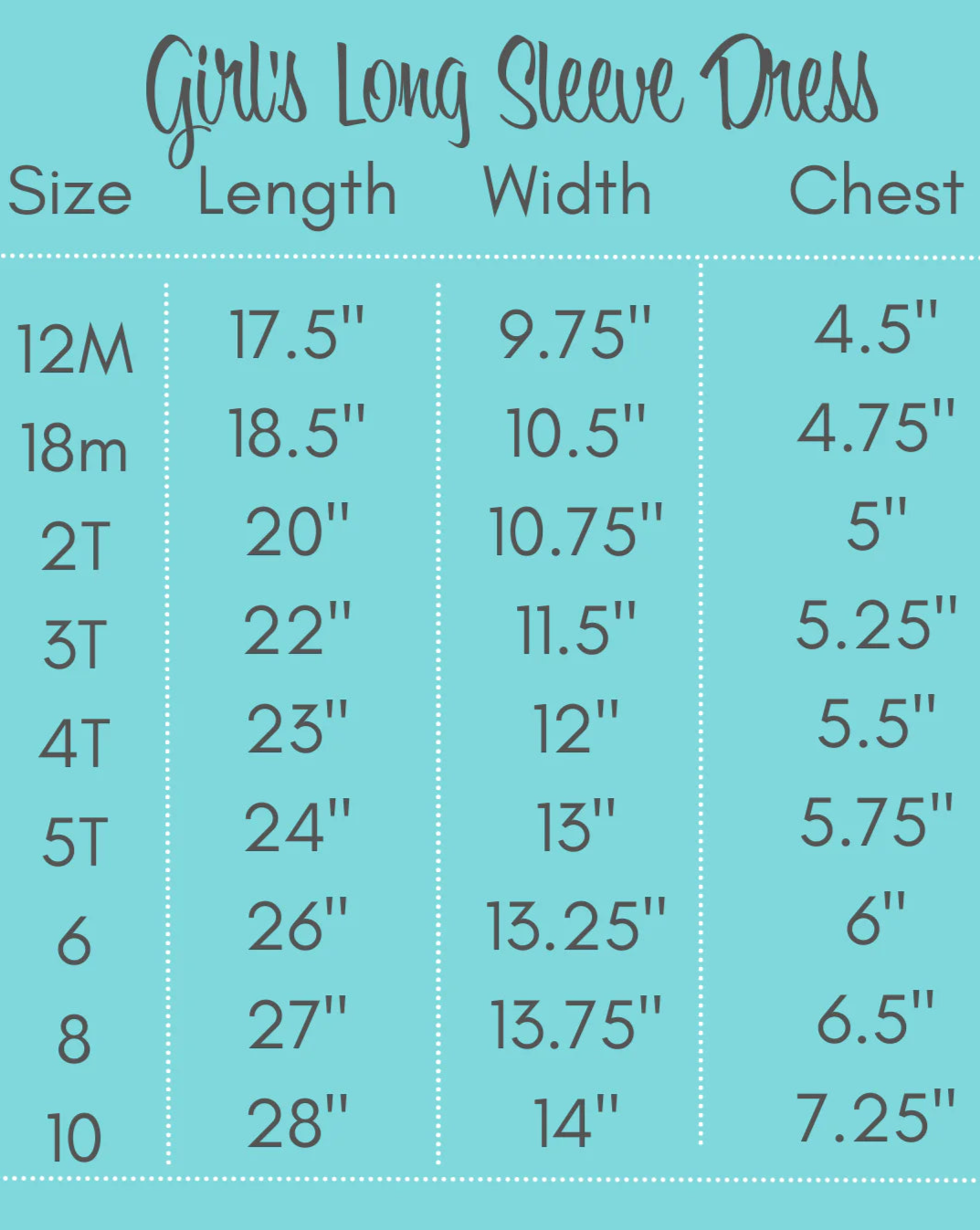 Girl Long Sleeve Ruffle Empire Waist Dress Personalized