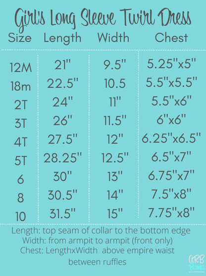 Girl Twirl Empire Waist Dress Personalized