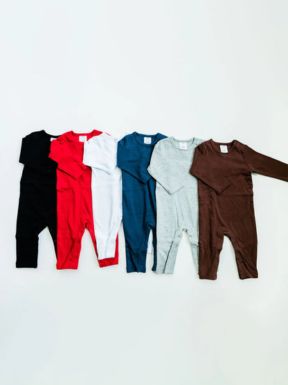 Unisex Long Sleeve Romper Personalized