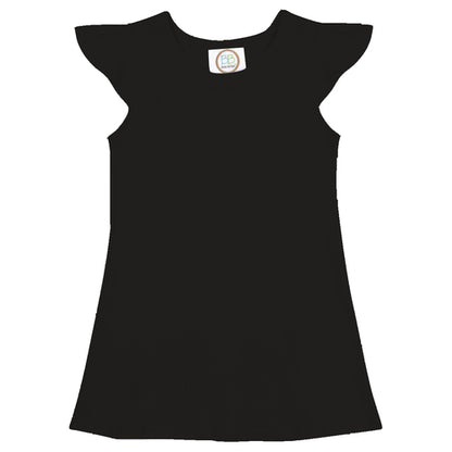Girl Flutter Sleeve Dress Personalized