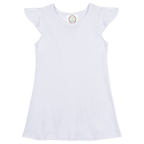 Girl Flutter Sleeve Dress Personalized