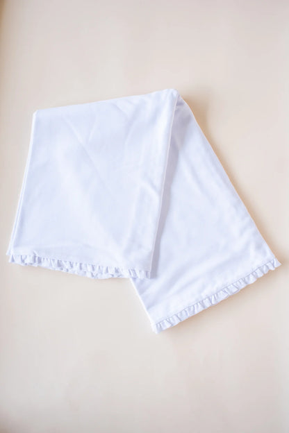Personalized Ruffle Baby Blanket