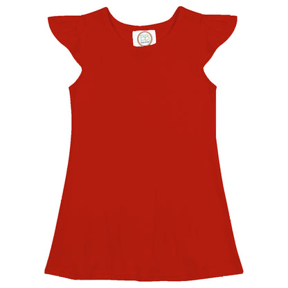 Girl Flutter Sleeve Dress Personalized